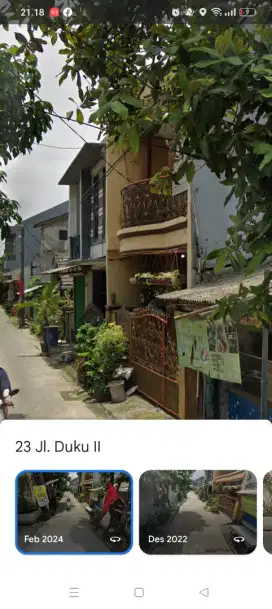 Rumah strategis 50meter ke jl Raya