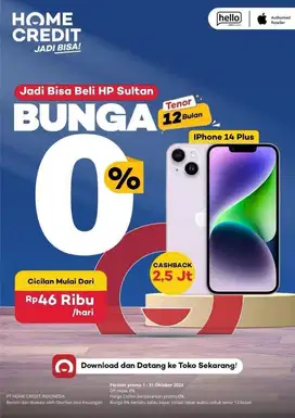 Segampang itu cicilan iphone 14 128 gb dan produk lainnya