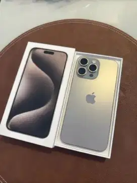 Iphone 15 pro max 256 ex IBOX natural like new fullset ori