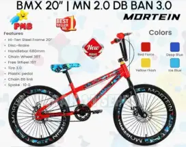 Sepeda Anak Cowk BMX Mortein UK20 Ban Jumbo, Cakram, berkualitas