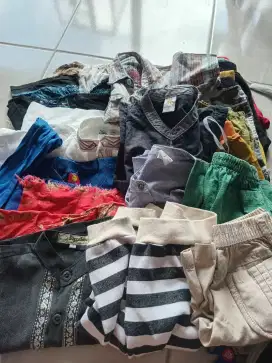 pakaian bayi anak 0 sd 2 tahun bekas pakai maaih bisa dipakai