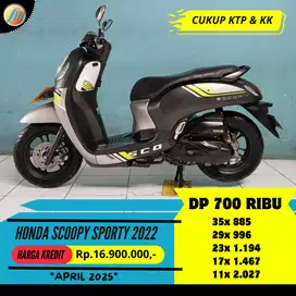 HONDA SCOOPY SPORTY 2022 KREDIT DP 700RIBU SYARAT CUMA KTP+KK