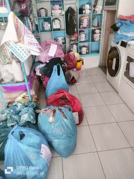 Take over laundry yang sdh berjalan, dijual karena Pindah kerja