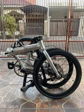 Sepeda Lipat Pro Action Falcon 20” Polished Silver