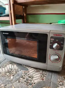 Microwave SHARP Silver Model R-222Y(S)