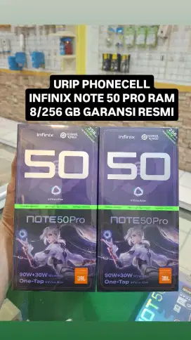 INFINIX NOTE 50 PRO 8/256 GB GARANSI RESMI