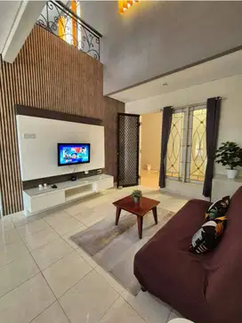 ‼️JARANG ADA‼️DISEWAKAN RUMAH FURNISHED VIEW TAMAN SUPER HOMMY‼️