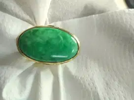 cincin giok perak birma natural