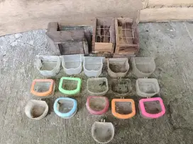 Tempat makan, minum dan kandang ram Rainer 40 x 40