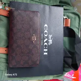 long zip wallet coach