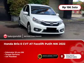 [ TANGAN PERTAMA ] Honda Brio E CVT AT Facelift Putih NIK 2022/2023
