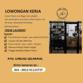 Lowongan Crew Laundry