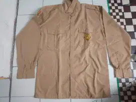 Baju pramuka laki size L,,,