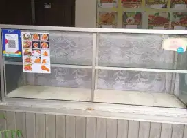 Di jual Etalase warteg tanpa meja