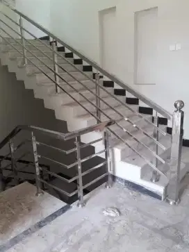 pagar stainless estetik dan kanopi kaca *005