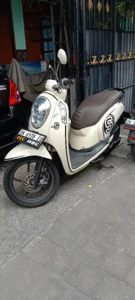Scoopy Samsat dan plat baru