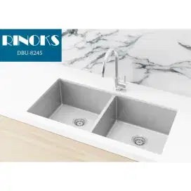RINOKS kitchen sink double bowl