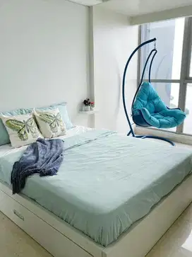 Disewakan Apartemen Gold Coast PIK 1BR, 51m2, Furnish, Sea View
