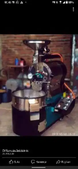 Mesin roasting kopi custom