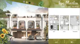 Rumah 2 Lantai dengan Rooftop Pasadena Spring di PIK 2