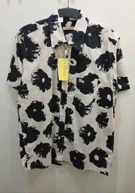 BURBERRY BRIT KEMEJA MOTIF ABSTRAK