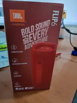 JBL Flip 6 Bekas (merah)