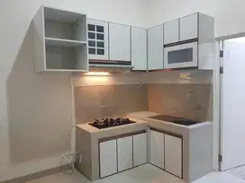 Pembuatan Kitchen set anti rayap backdrop lemari tv