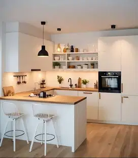 Pembuatan Kitchen set anti rayap backdrop lemari tv