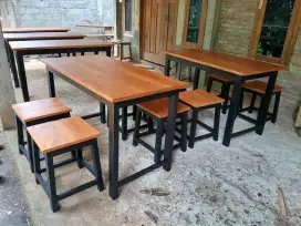 Meja set kursi  cafe