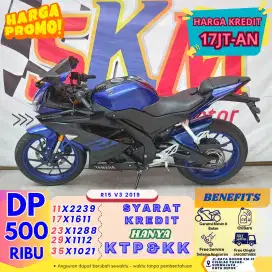 (proses kredit hanya 1hr DP 500k) Yamaha R15 th 2021 cash/credit