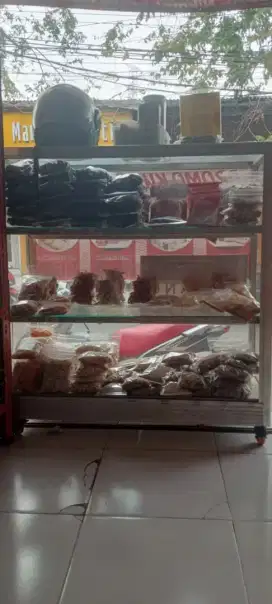jual santai aja etalase kaca