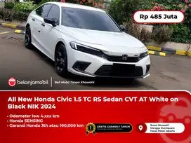 [ LOW KM ] Honda Civic 1.5 TC RS Sedan CVT AT White 2024/2025