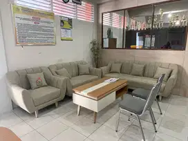 sofa tamu 3.2.1 lengkap dengan meja