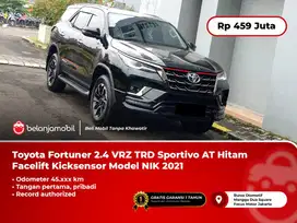 Toyota Fortuner 2.4 VRZ TRD Sportivo AT Hitam Facelift 2021/2022