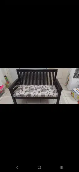 1set sofa kayu jati bagus mulus