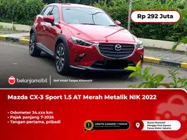 [ PAJAK PANJANG ] Mazda CX-3 CX3 CX 3 Sport 1.5 AT Merah 2022/2023