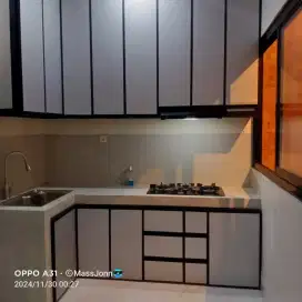 Pembuatan kusen Pintu alumunium Kitchen set DLL