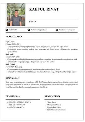 Sedang mencari lowongan pekerjaan sebagai driver