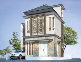 villa exclusive 2,5 lantai ada rooftop dan pool luas view pegunungan