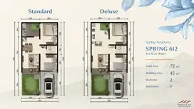 New Cluster Spring Residence Sentul City Bogor Type  Deluxe LT : 72m2