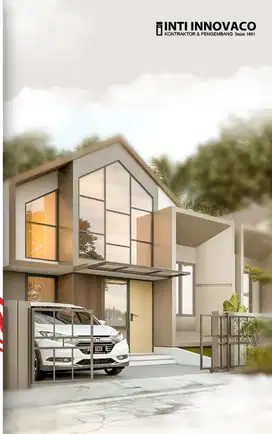 rumah luas 1 lantai , modern dan kekinian