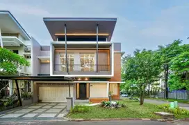Rumah Hook Gading Serpong siap huni hadap selatan Timur