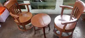1 Set Kursi Kayu