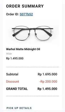 KACAMATA BRAND WARHOL