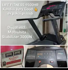 Treadmill Life Fitness 9500 HR - Second - Include Stabilizernya - NEGO