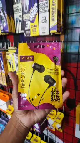 HEADSET STEREO V-GEN VEP1-16
