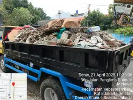 Jasa buang puing sampah proyek