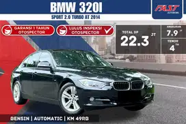 BMW 320i SPORT 2014 2.0 TURBO LOW KM.49RB & PAJAK PANJANG #F4ST