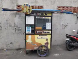 Gerobak Second, kondisi masih bagus siap pakai untuk jualan.