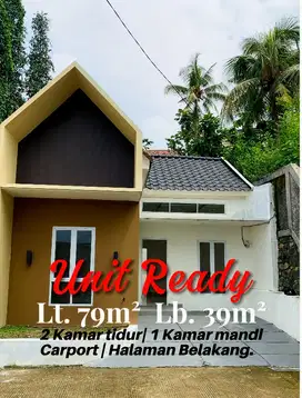 Rumah Cluster , Unit Ready type 1 Lantai .